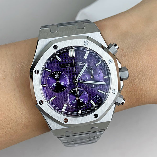 【APS工場】 オーデマピゲコピー時計 ロイヤルオーク クロノグラフ 26240BC.OO.1320BC.01 パープル メンズ腕時計